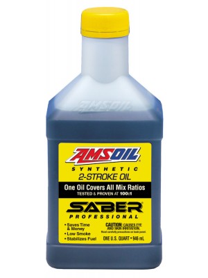 AMSOIL SABER® Professional Synthetic 2-Stroke Oil (QT)