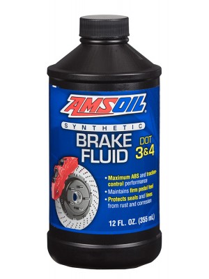 AMSOIL DOT 3 and DOT 4 Synthetic Brake Fluid (355ml)