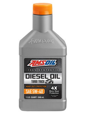 AMSOIL 5W-40 Heavy-Duty Synthetic Diesel Oil (QT)