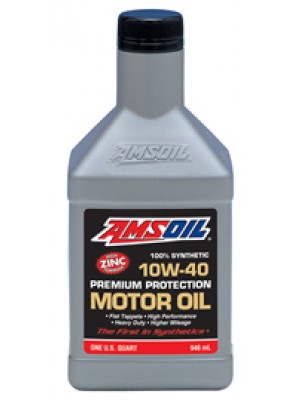 AMSOIL Premium Protection 10W-40 Synthetic Motor Oil (QT)