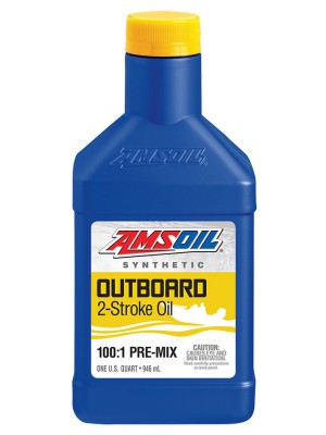 AMSOIL Outboard 100:1 Pre-Mix Synthetic 2-Stroke Oil (QT)