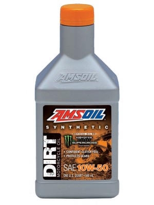 AMSOIL 10W-50 Synthetic Dirt Bike Oil (QT)